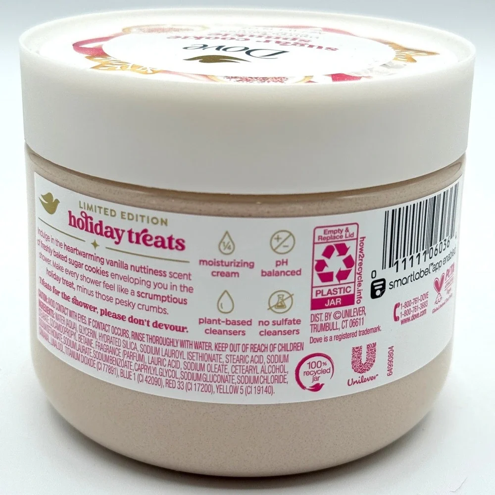 Dove Limited Edition Sugar‎ Cookie Sprinkle Moisturizing Body Scrub 15 Oz